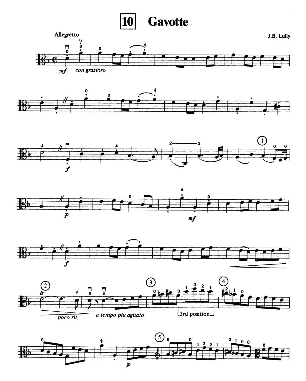 Gavotte（中提琴）