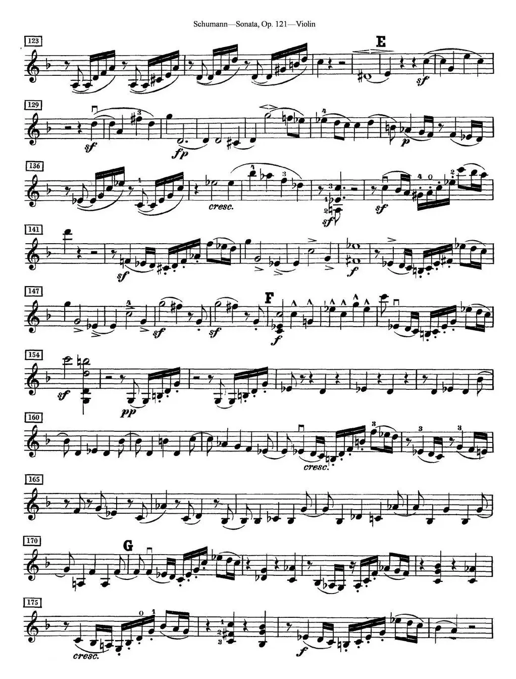 Violin Sonata Op.121