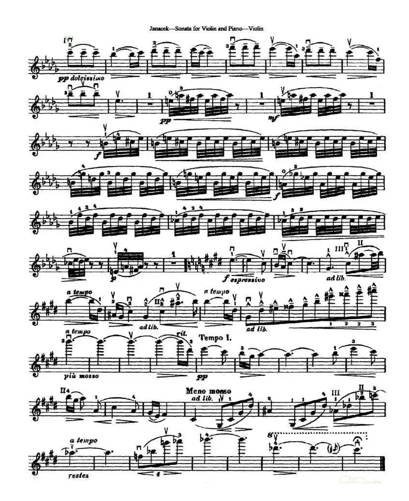 Sonata for Violin and Piano（奏鸣曲）