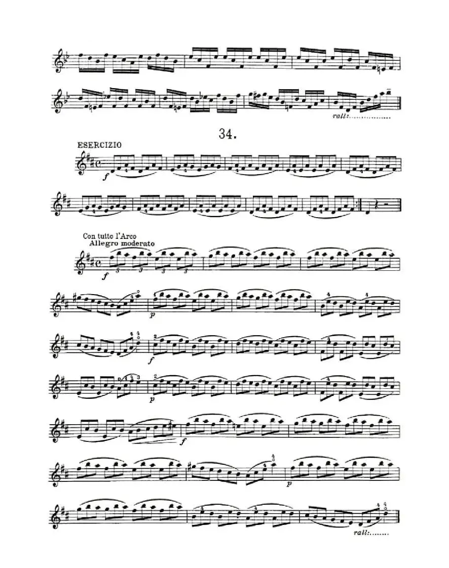 36 Studi Melodici E Facilissimi Op.48之31—36（36首容易旋律 作品.48）