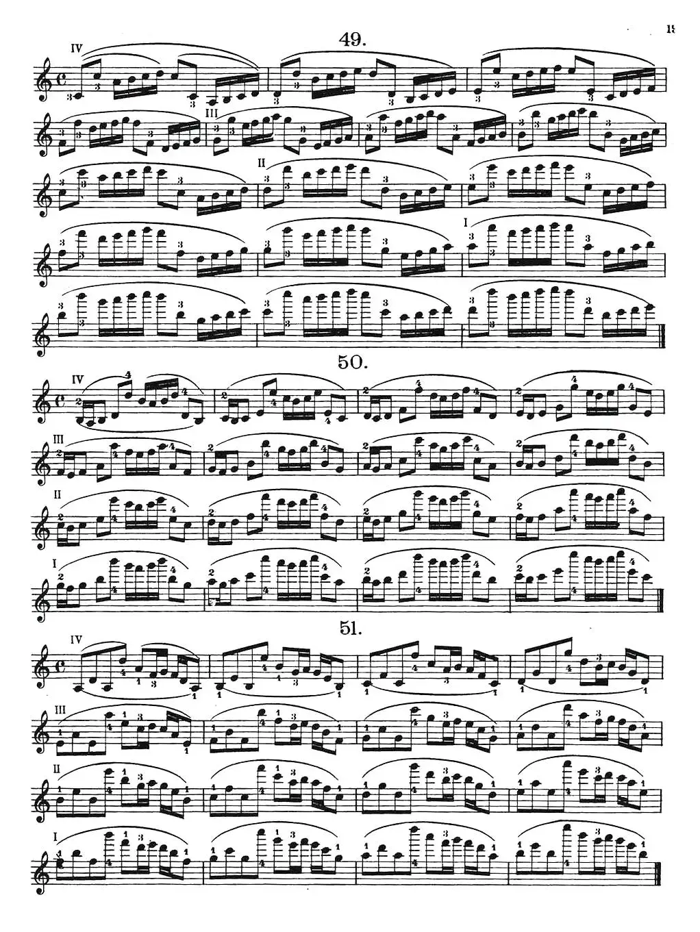 小提琴换把练习·作品第八号（第七节）