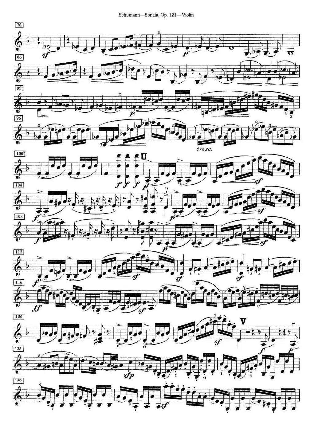 Violin Sonata Op.121