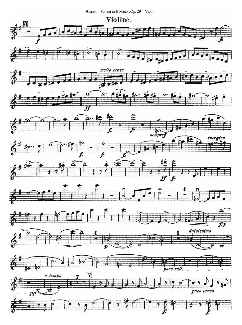 Violin Sonata No.1 in E Minor Op.29