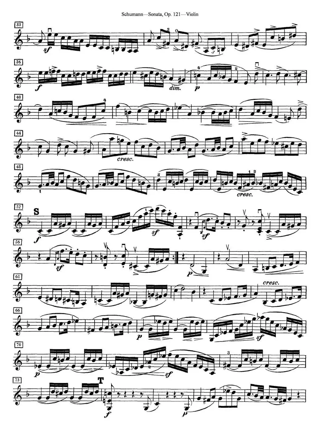 Violin Sonata Op.121