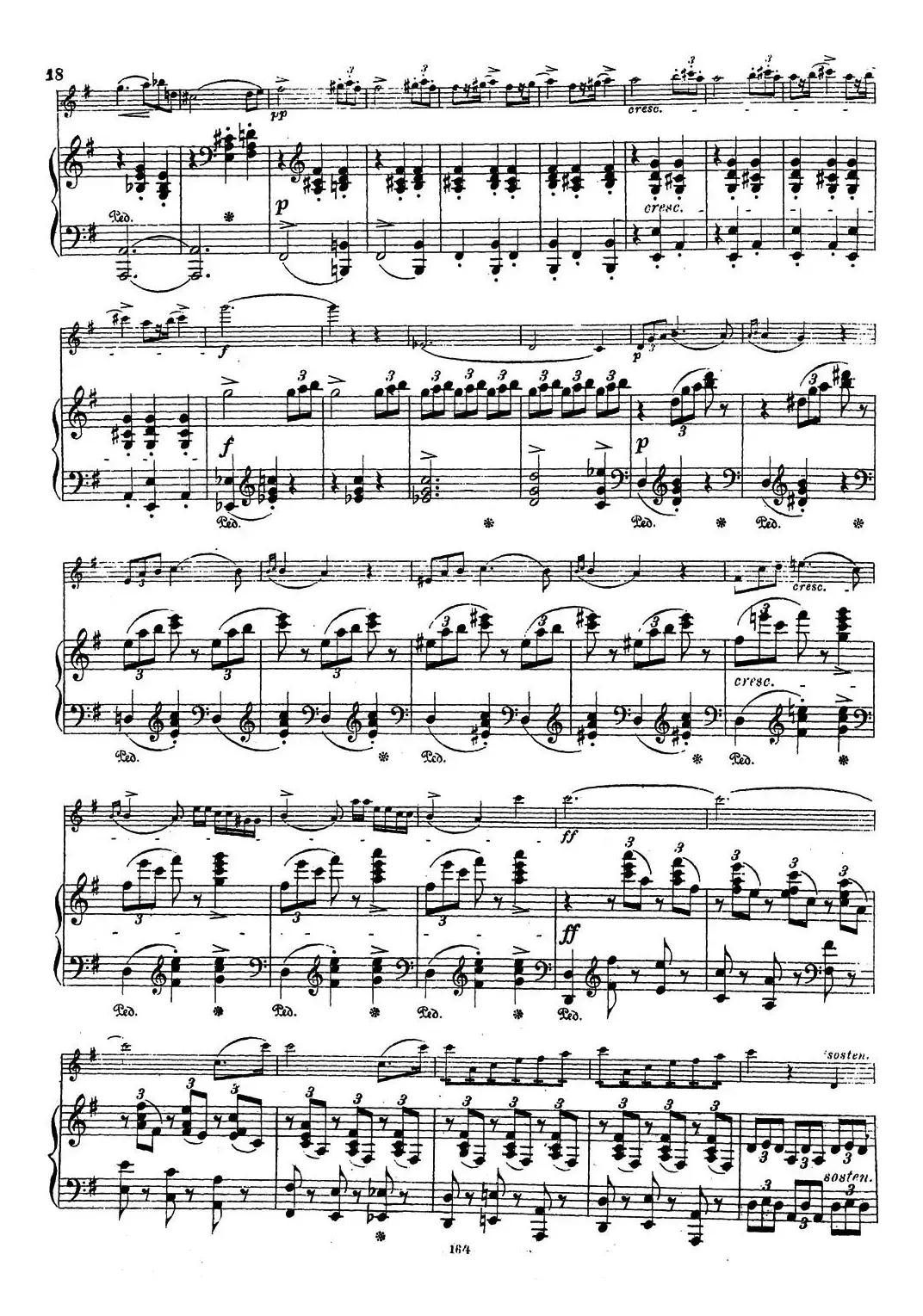 VIOLIN SONATA No.2 in G major（G大调第二小提琴奏鸣曲）（Ⅱ）（小提琴+钢琴伴奏）