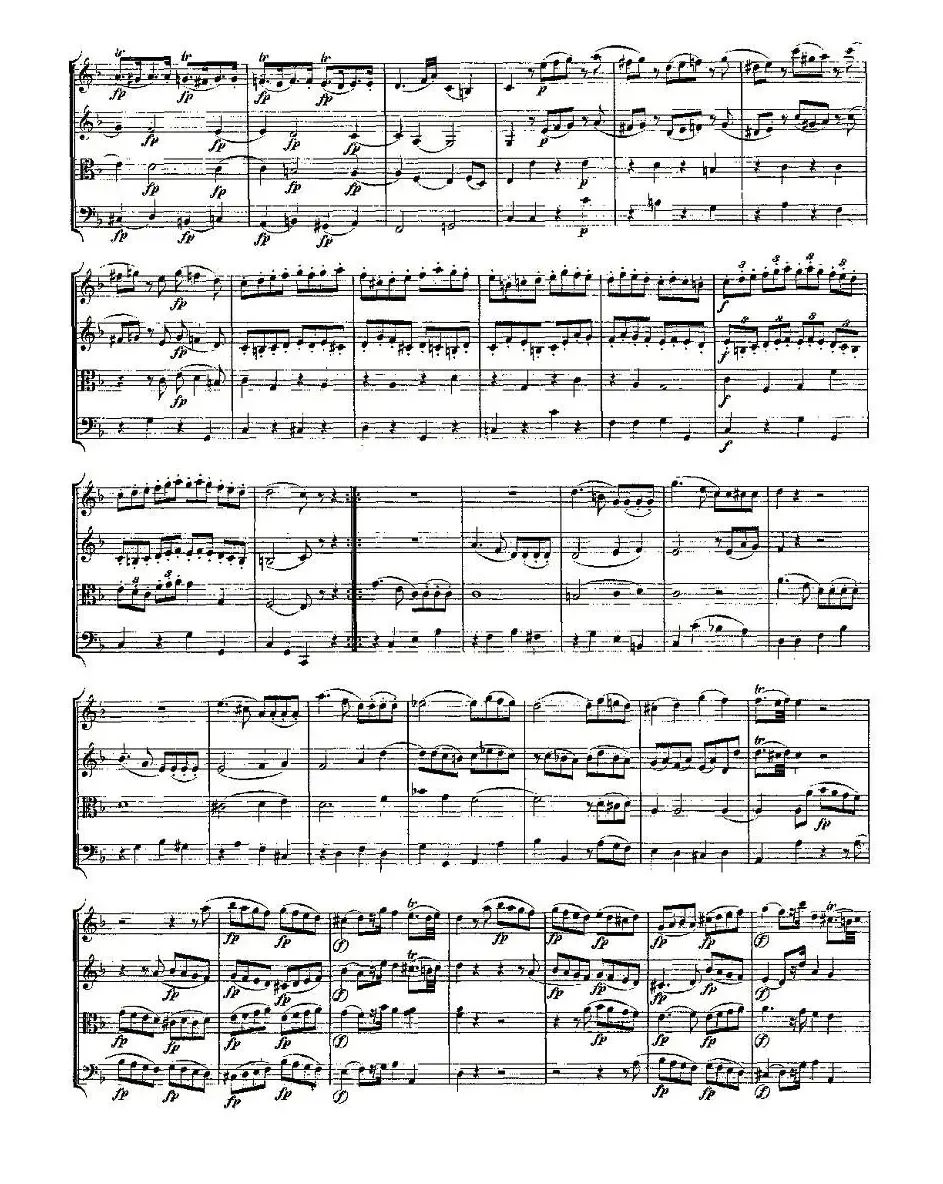 Quartet No. 8 in F Major, K. 168（F大调第八弦乐四重奏）