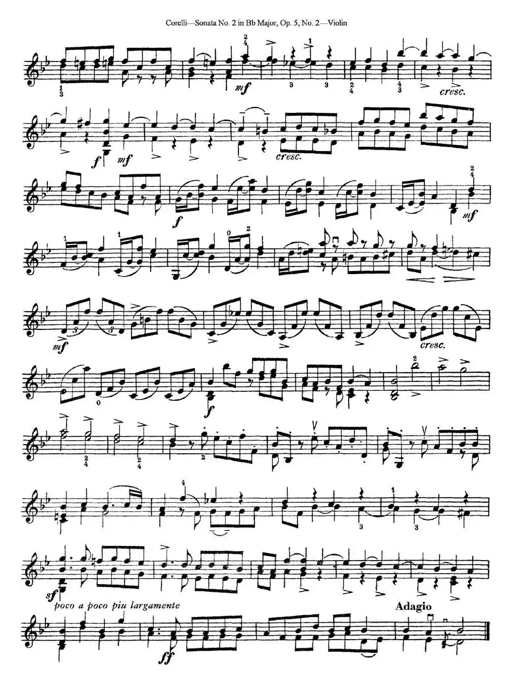 Sonata No.2 in Bb MajorOp.5 No.2