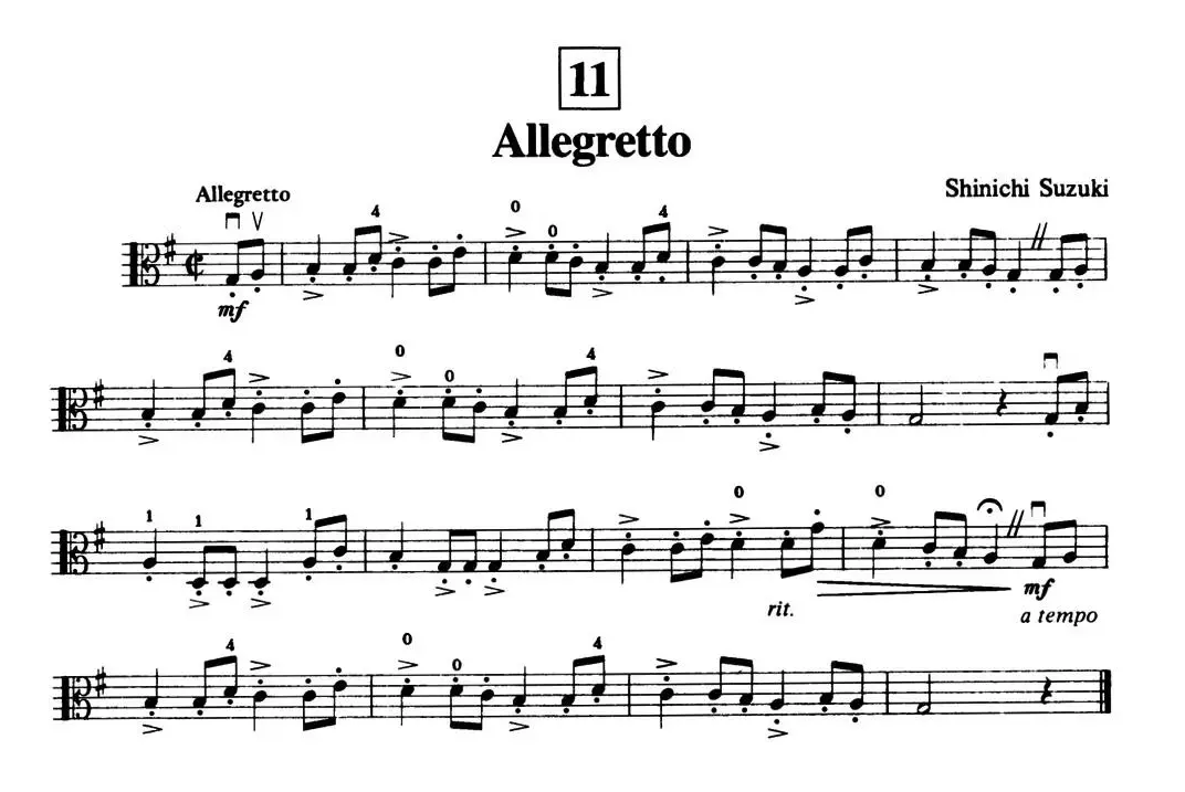 Allegretto（中提琴）