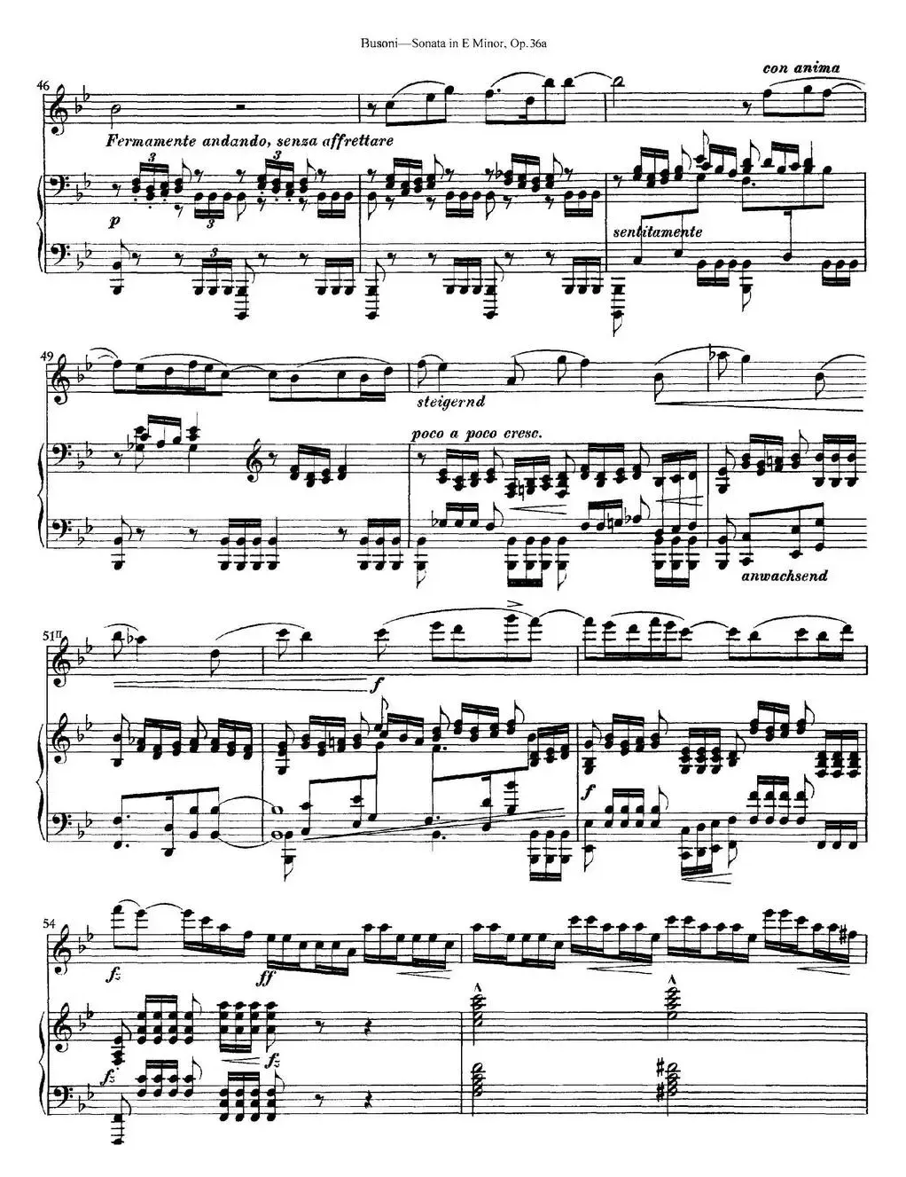 Violin Sonata No.2 in E Minor Op.36（小提琴+钢琴伴奏）