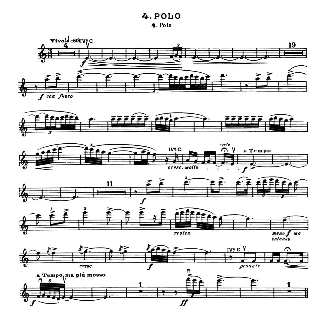 Suite of Spanish Folksongs:4、POLO