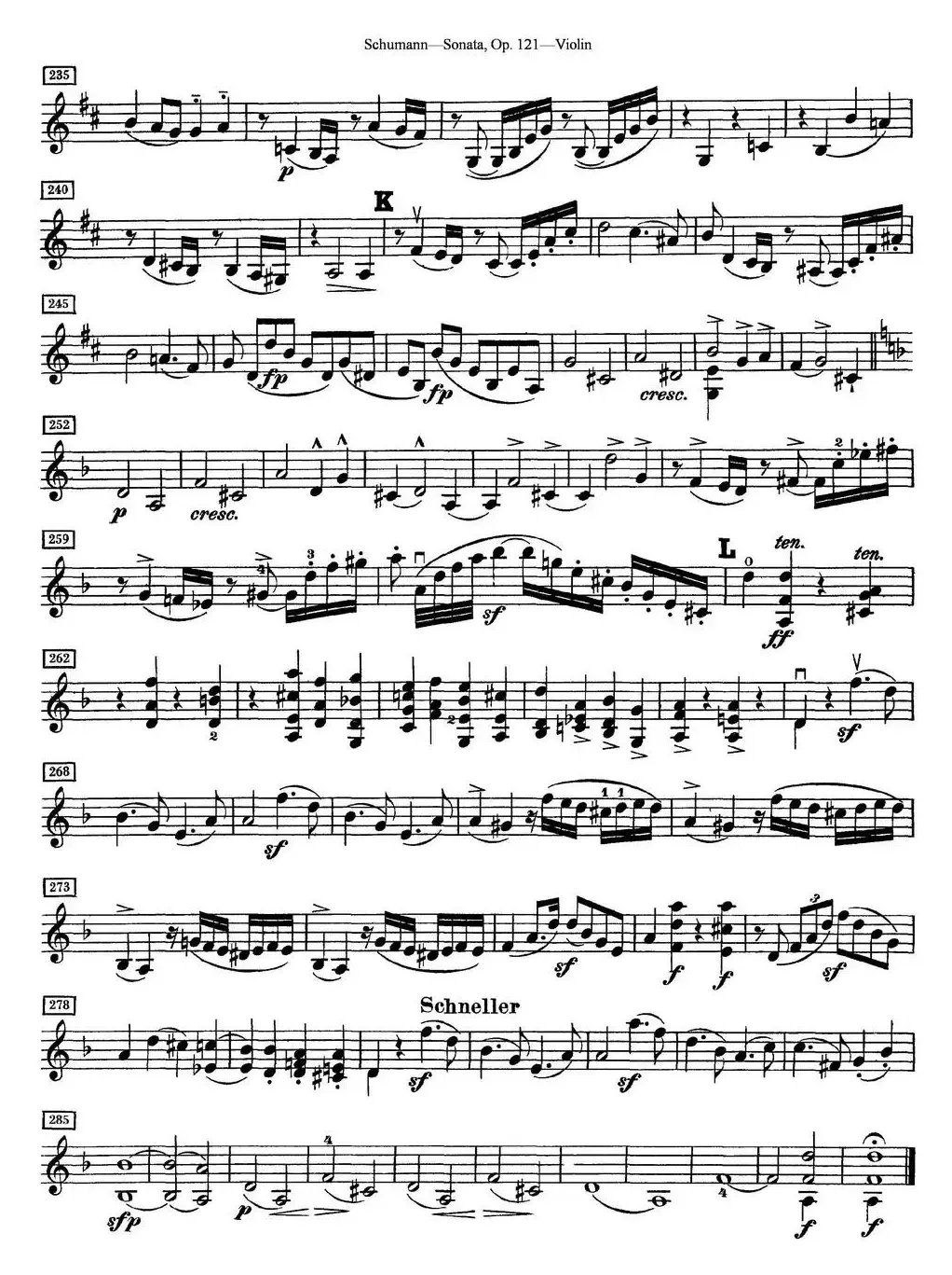 Violin Sonata Op.121