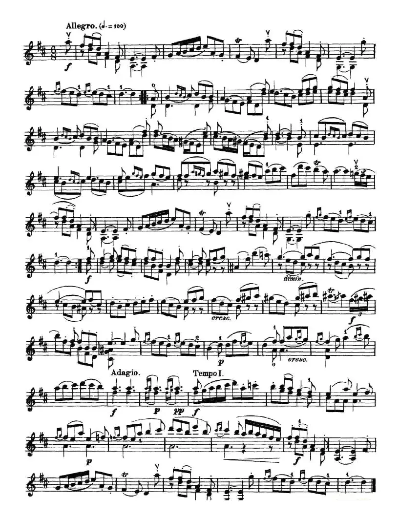 Sonata No.3 in D