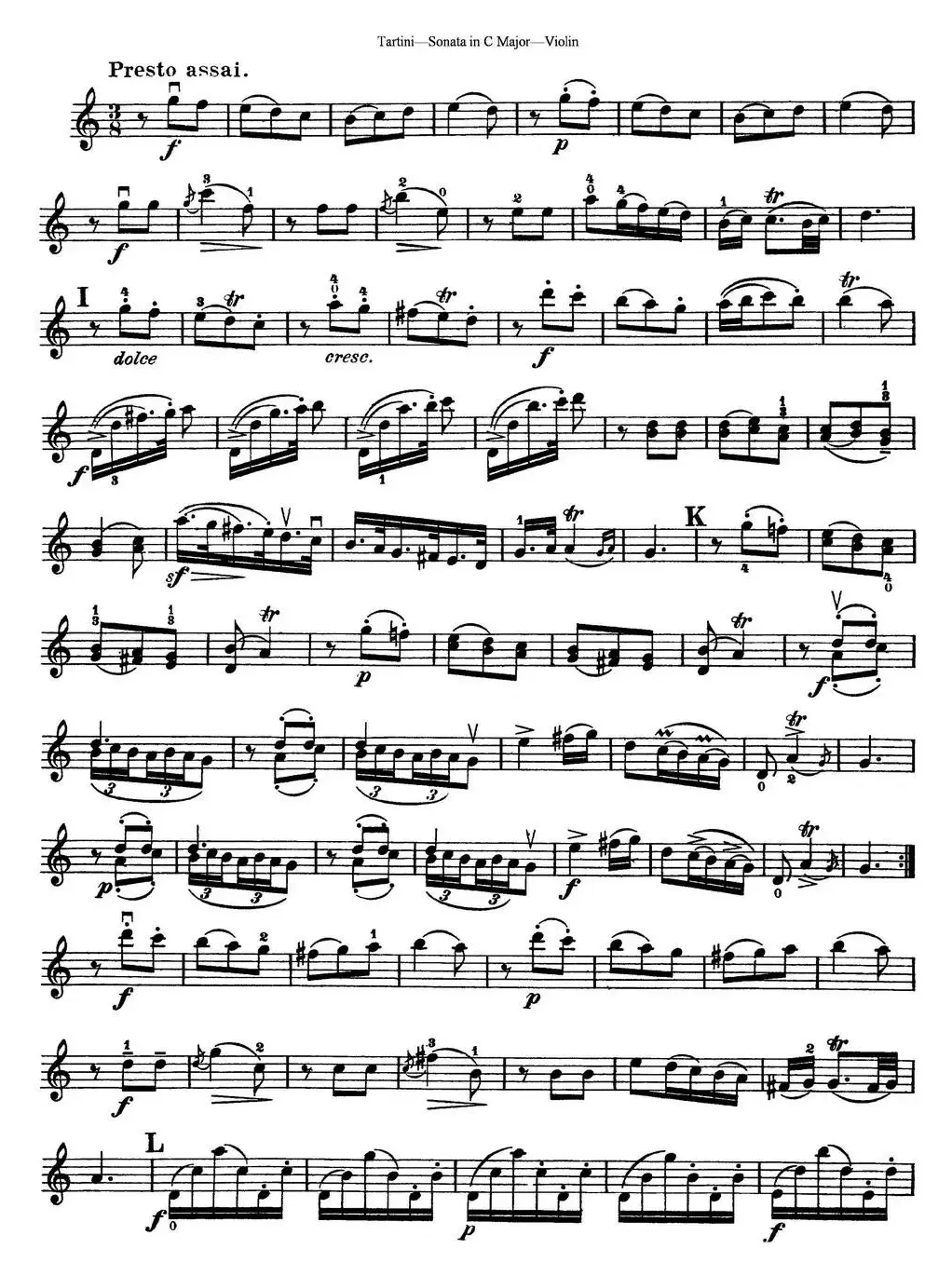 Violin Sonata in C Major