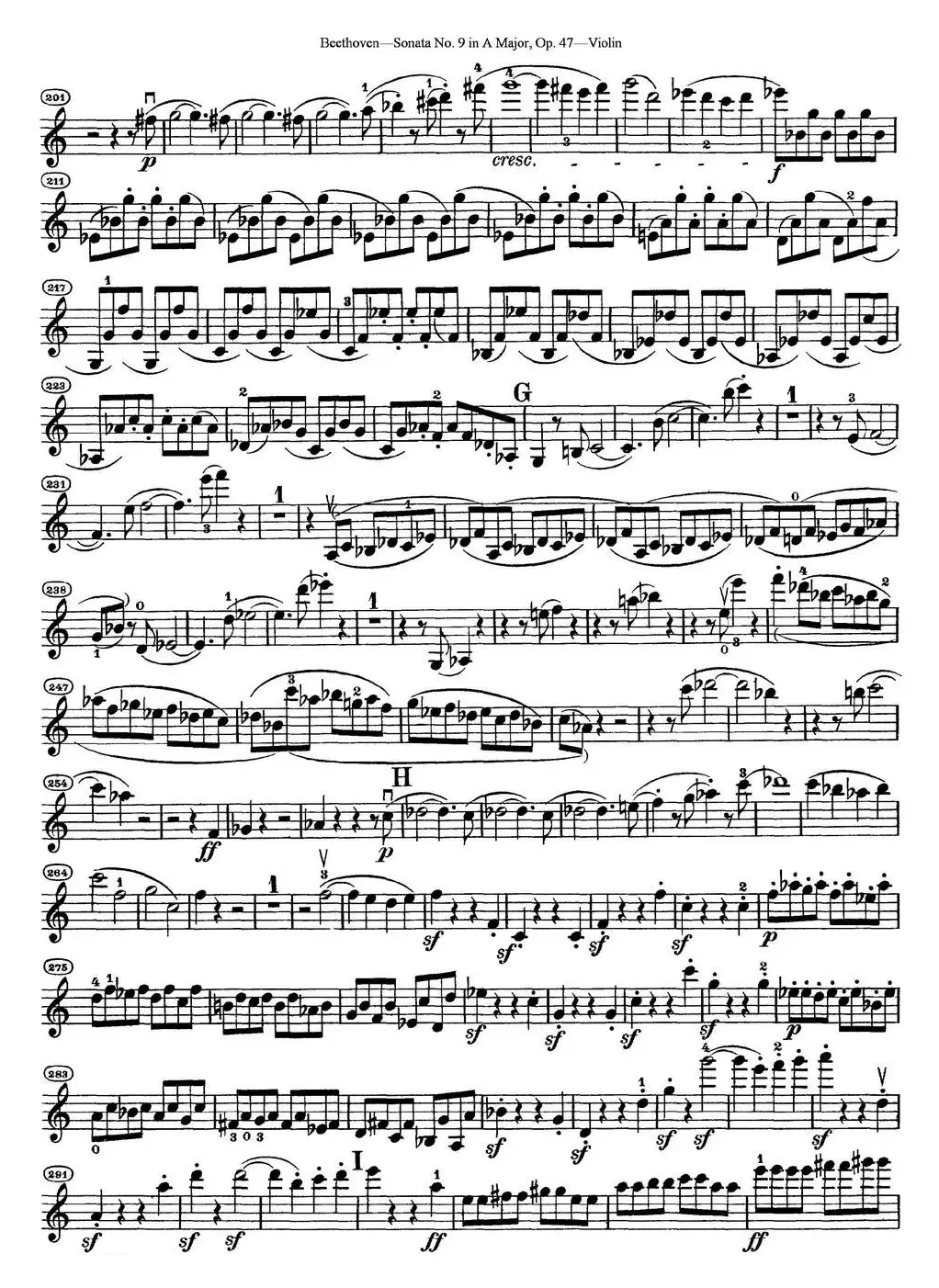 Violin Sonata No.9 in A Major Op.47