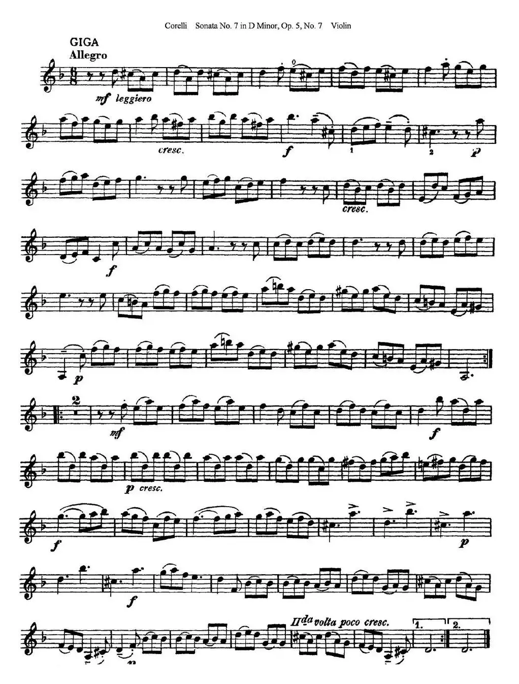 Sonata No.7 in D MinorOp.5 No.7