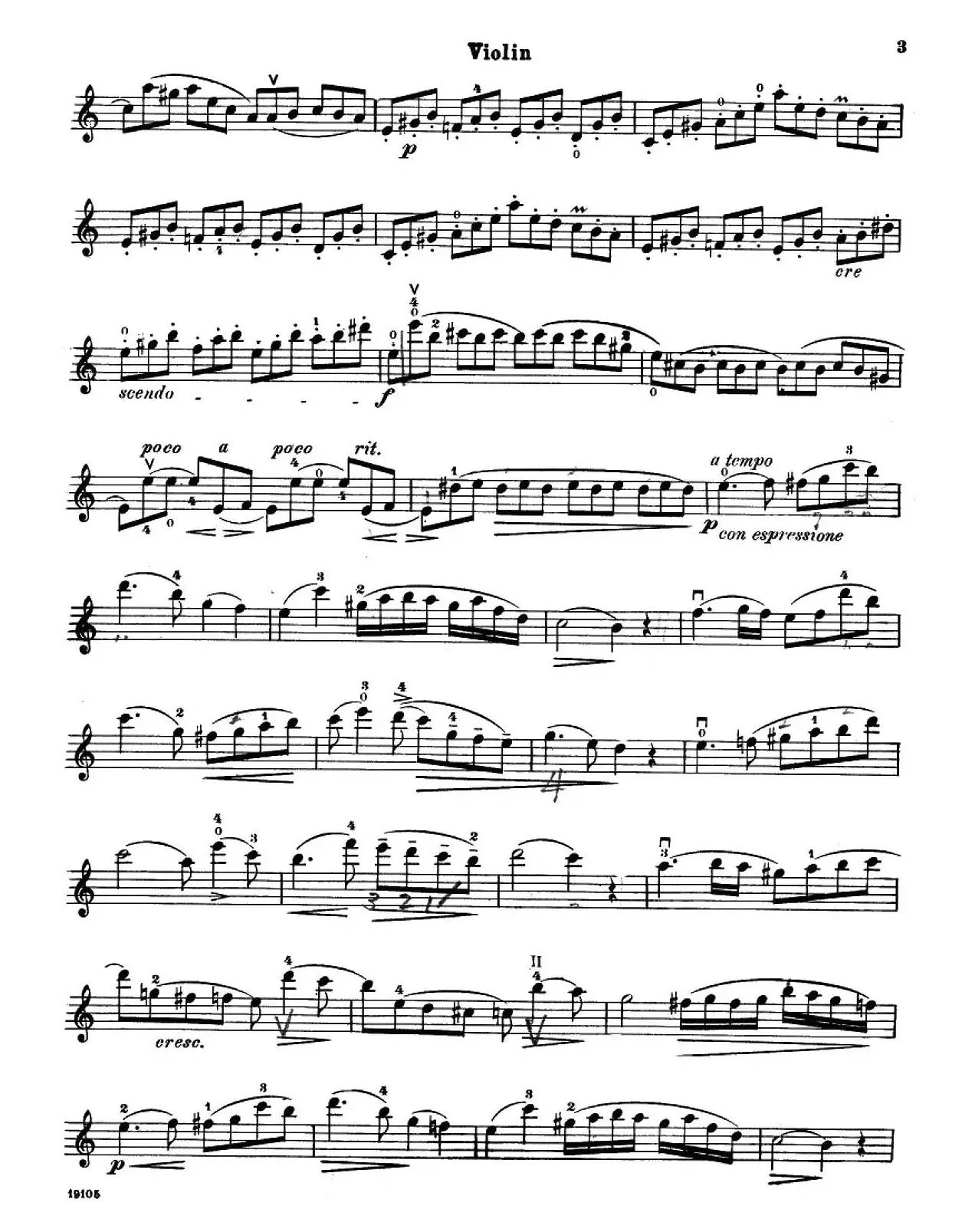 Concerto No.1 in a minor（A小调第一小提琴协奏曲）