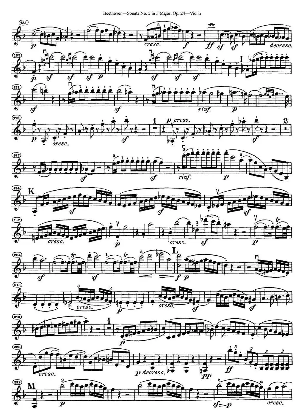 Violin Sonata No.5 in F Major Op.24