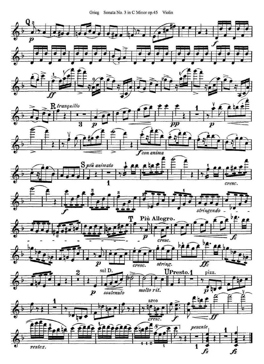 Violin Sonata No.1 Op.3