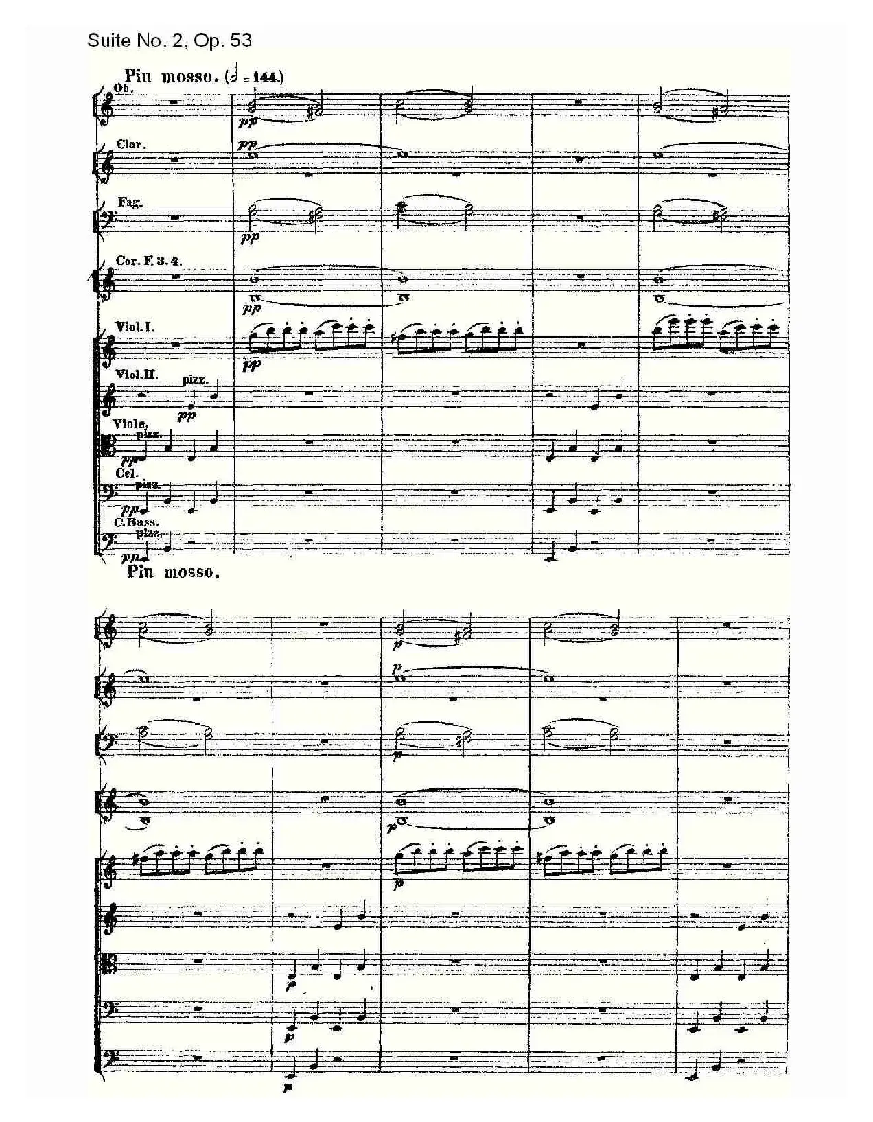 Suite No. 2, Op.53  第二套曲,Op.53第一乐章（二）