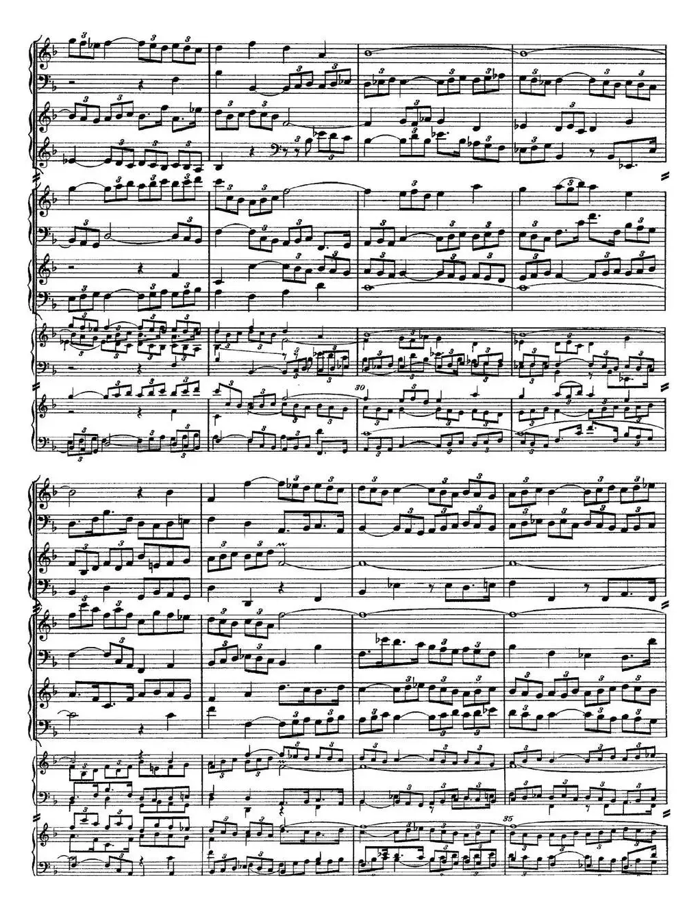 The Art of the Fugue BWV 1080（赋格的艺术-XVII）