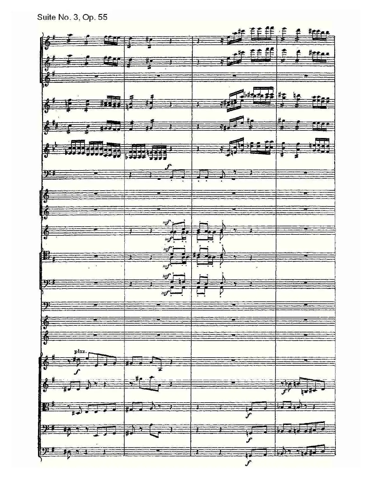 Suite No. 3, Op.55  第三套曲,Op.55第四乐章第二部（一）