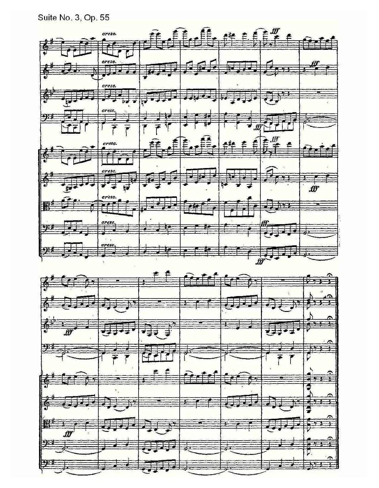 Suite No. 3, Op.55  第三套曲,Op.55第四乐章第一部（一）