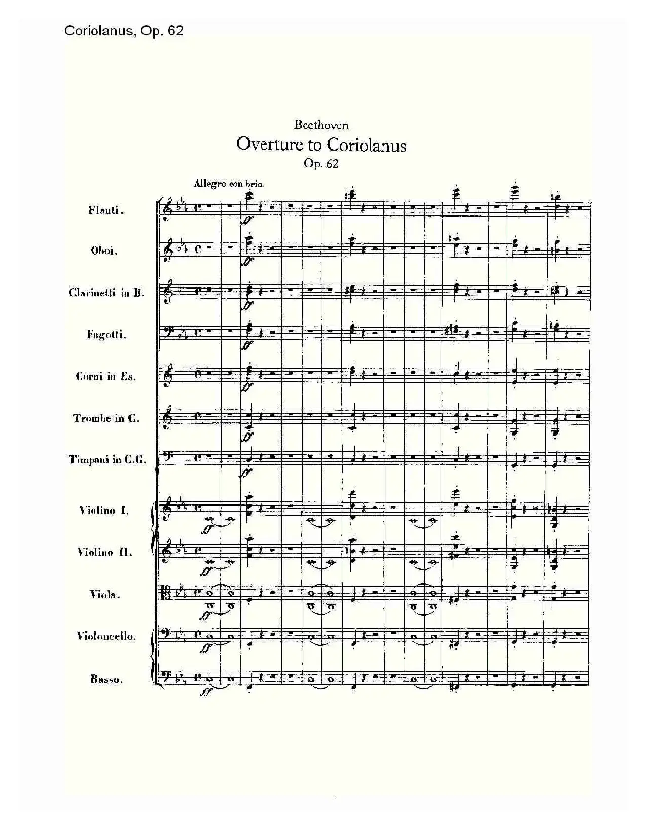 Coriolanus, Op.62