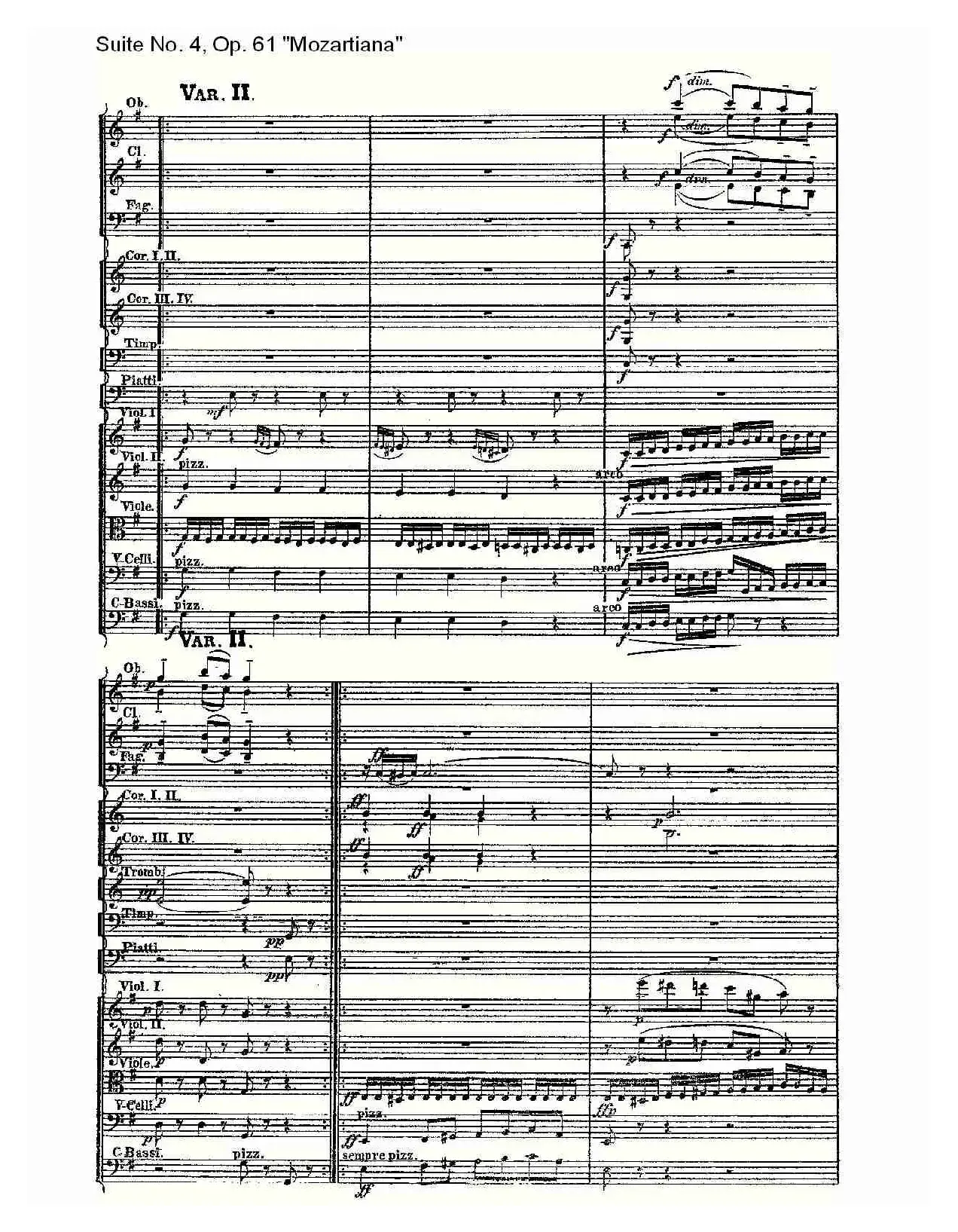 Suite No. 4, Op.61