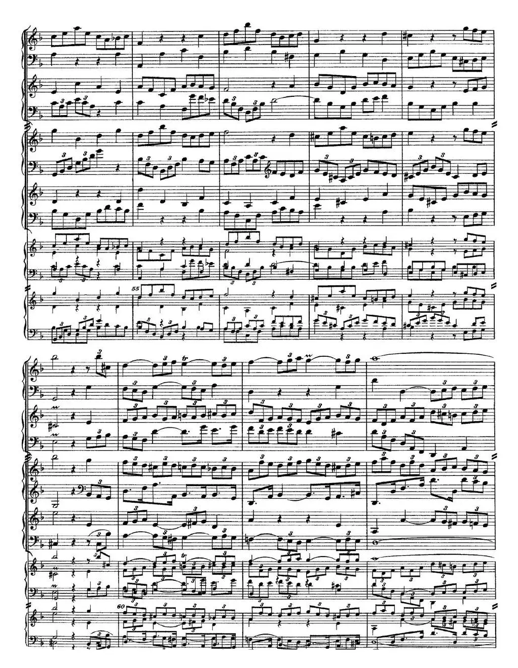 The Art of the Fugue BWV 1080（赋格的艺术-XVII）