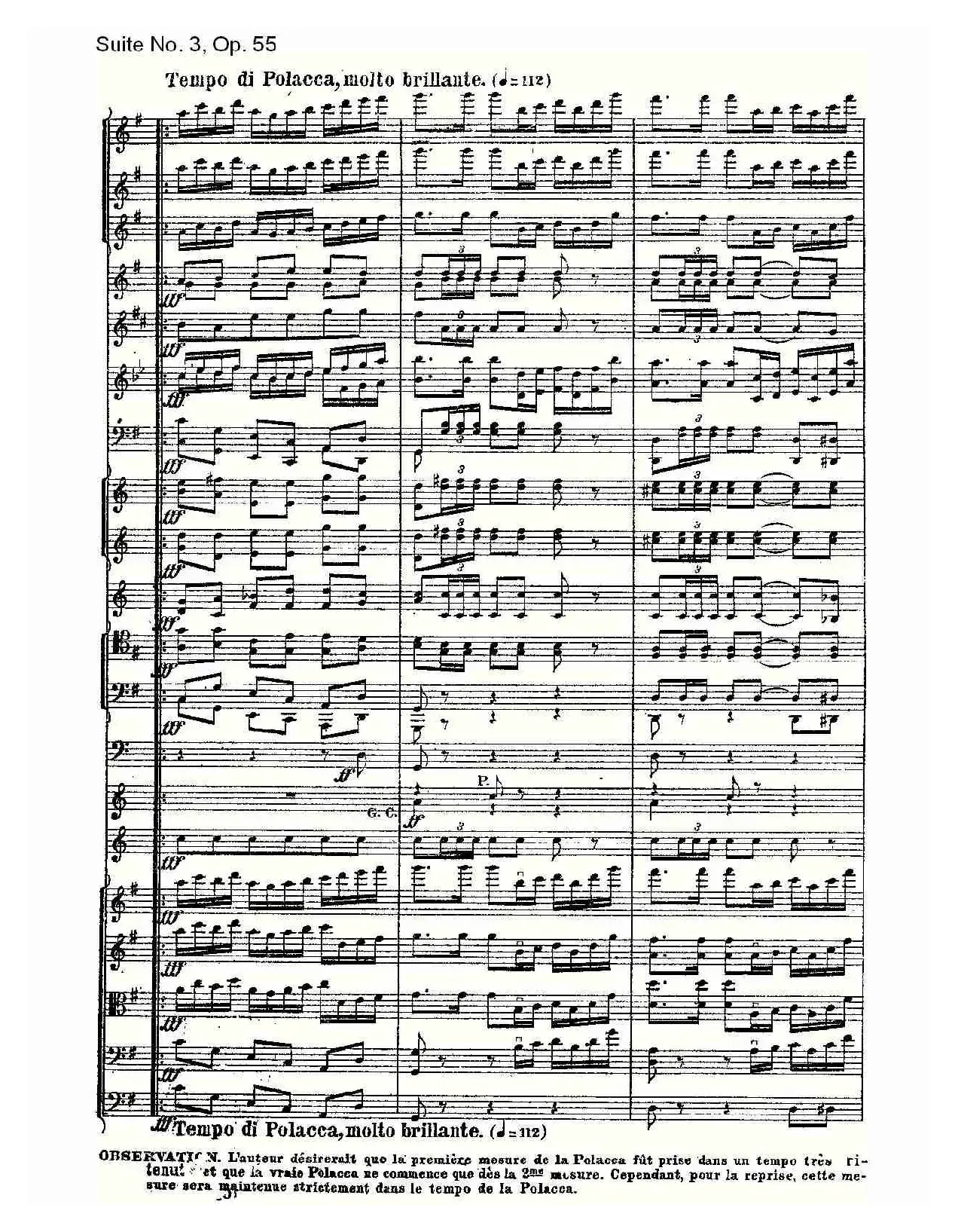 Suite No. 3, Op.55  第三套曲,Op.55第四乐章第二部（一）