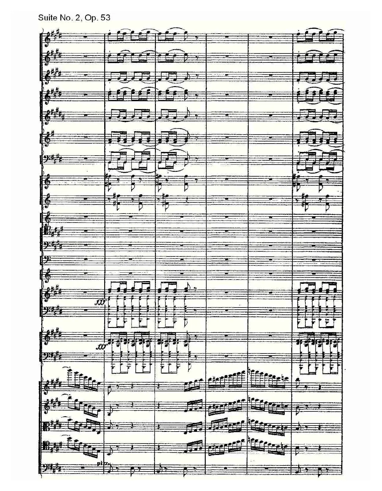 Suite No. 2, Op.53  第二套曲,Op.53第三乐章