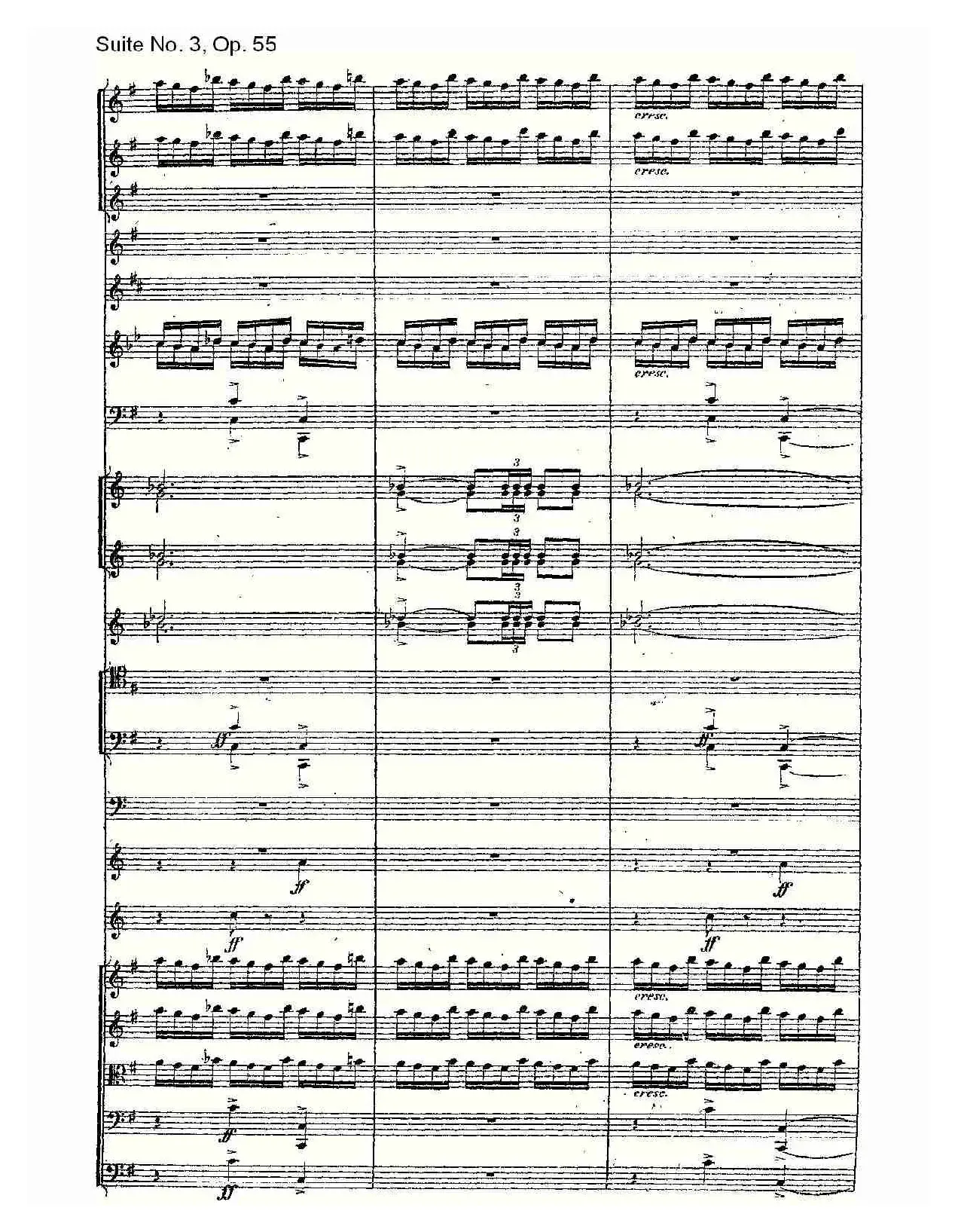 Suite No. 3, Op.55  第三套曲,Op.55第四乐章第二部（一）