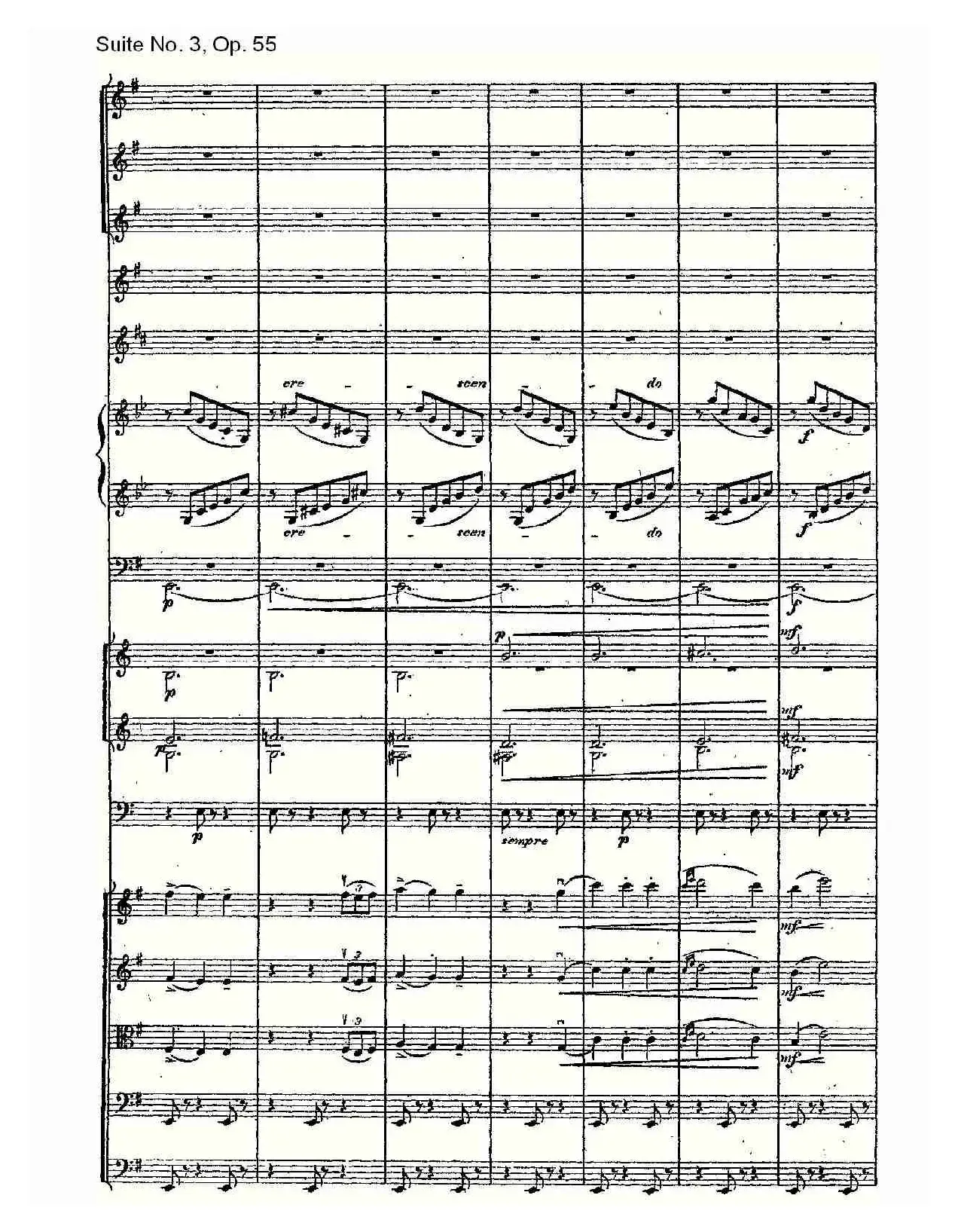 Suite No. 3, Op.55  第三套曲,Op.55第二乐章