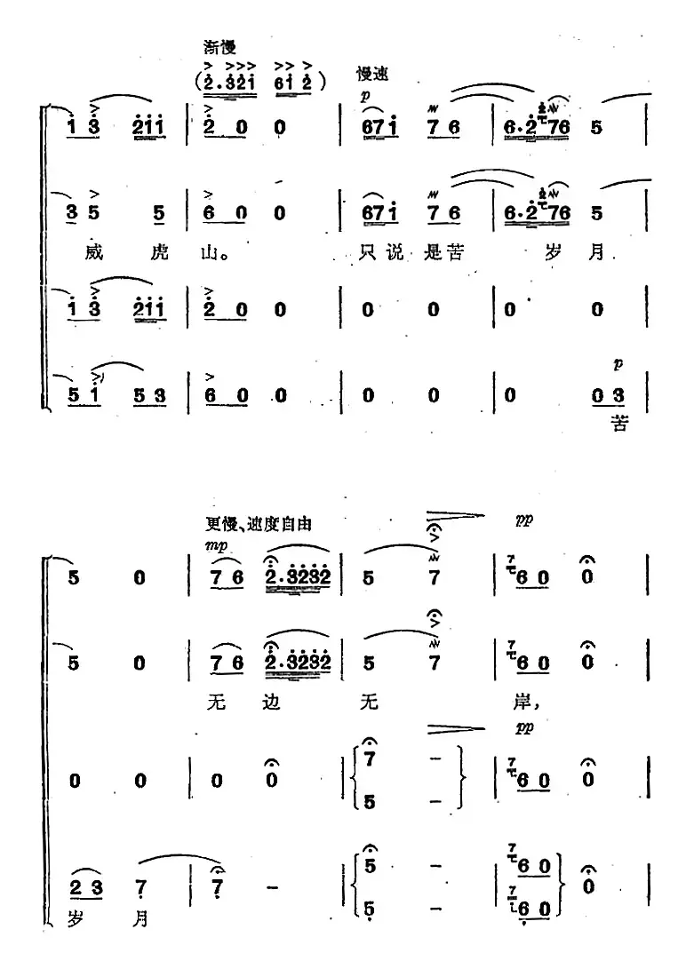 革命交响音乐《智取威虎山》：六、发动群众