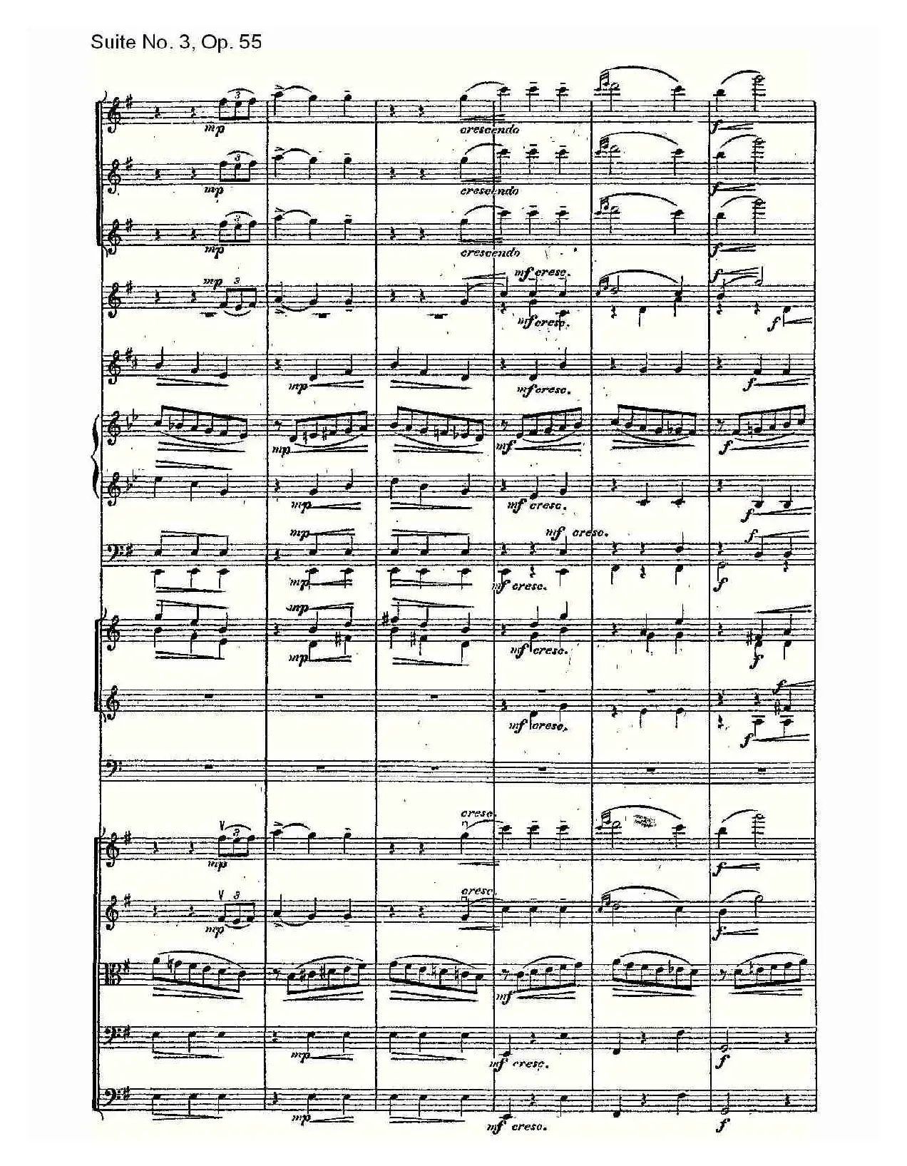 Suite No. 3, Op.55  第三套曲,Op.55第二乐章