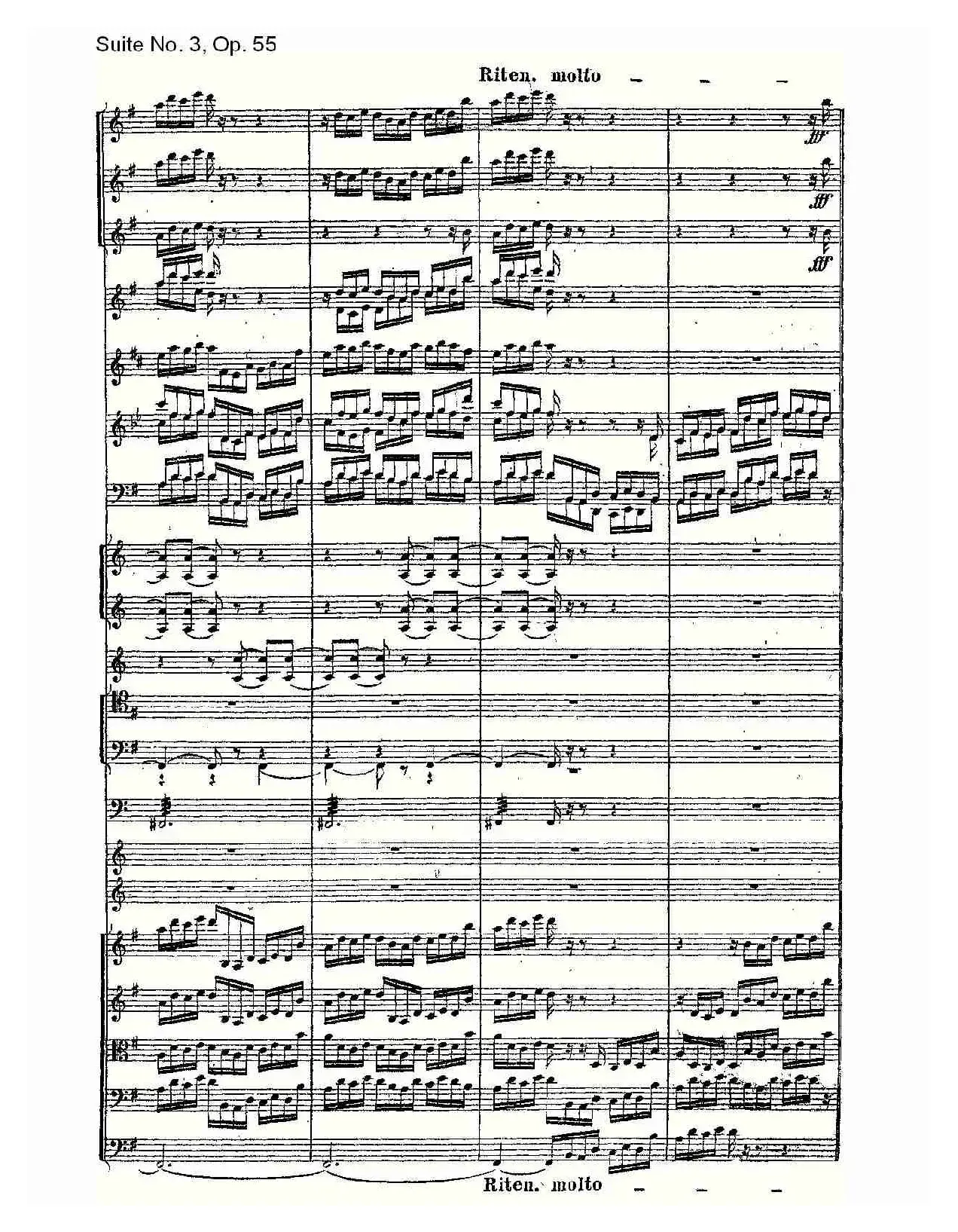 Suite No. 3, Op.55  第三套曲,Op.55第四乐章第二部（一）