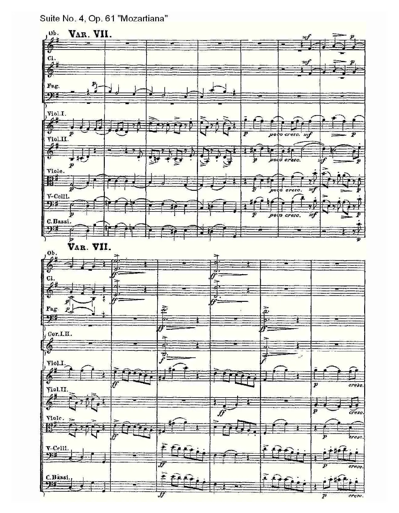 Suite No. 4, Op.61