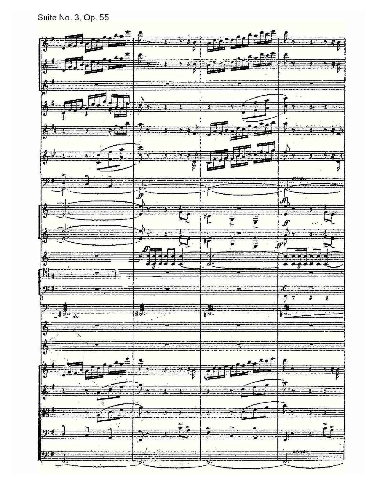 Suite No. 3, Op.55  第三套曲,Op.55第四乐章第二部（一）