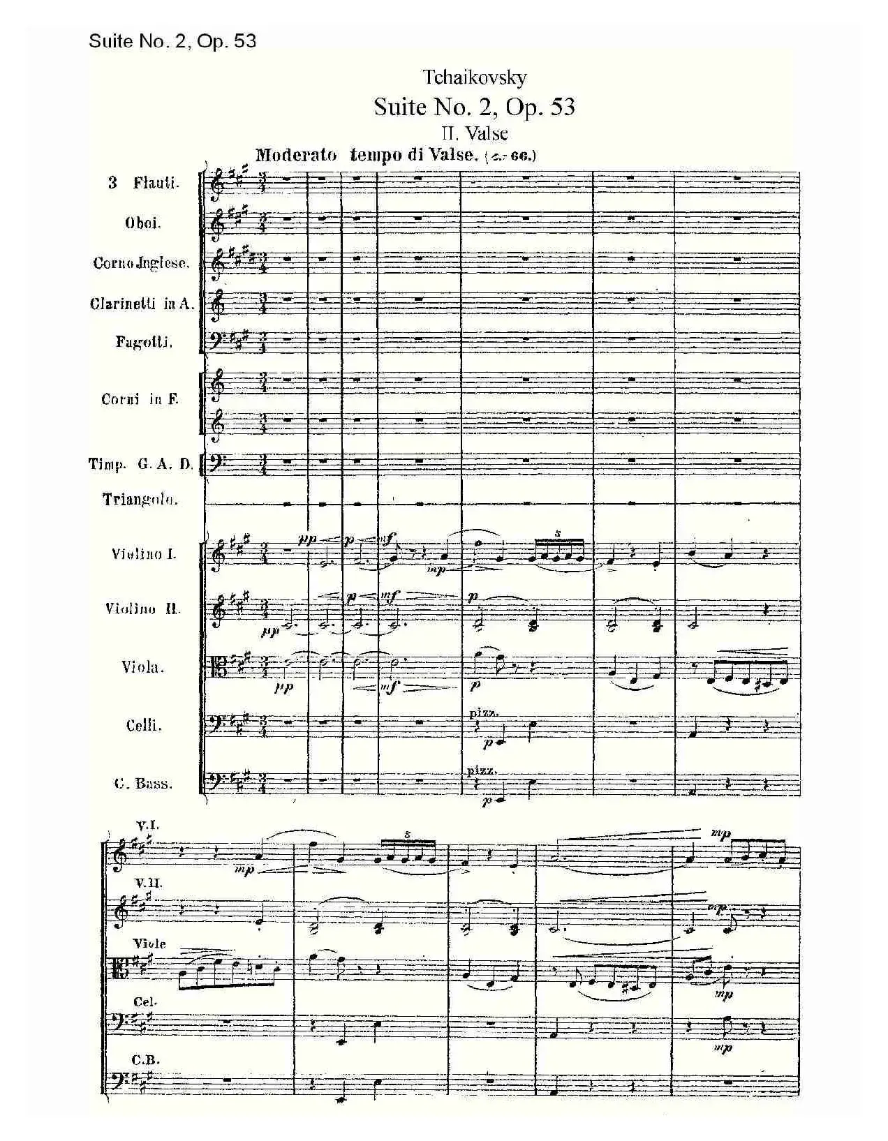 Suite No. 2, Op.53  第二套曲,Op.53第二乐章