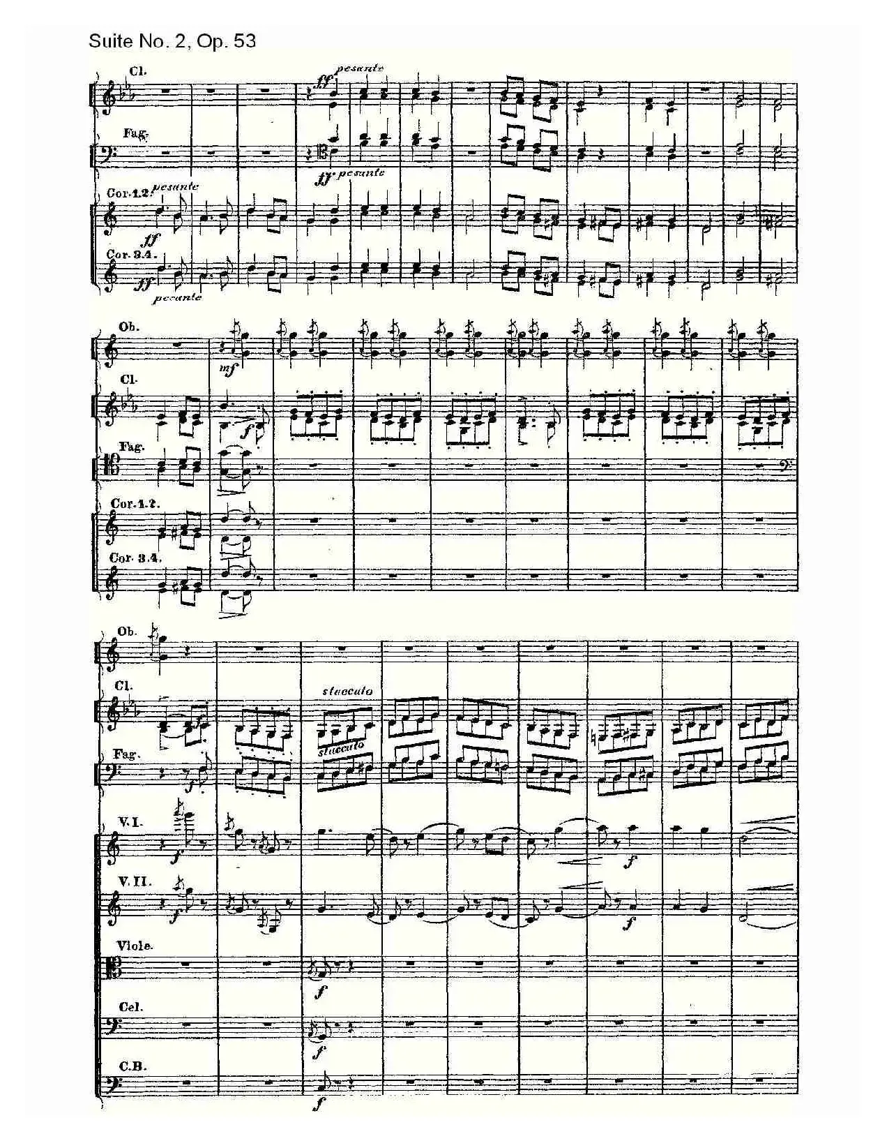 Suite No. 2, Op.53  第二套曲,Op.53第三乐章