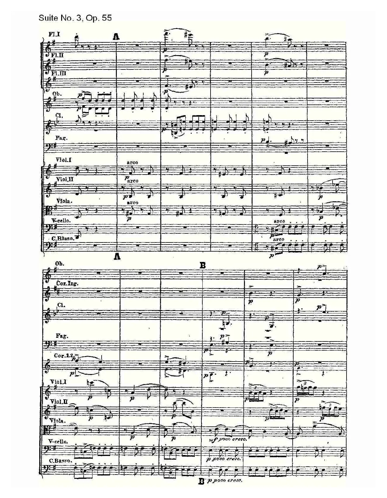 Suite No. 3, Op.55  第三套曲,Op.55第三乐章（一）