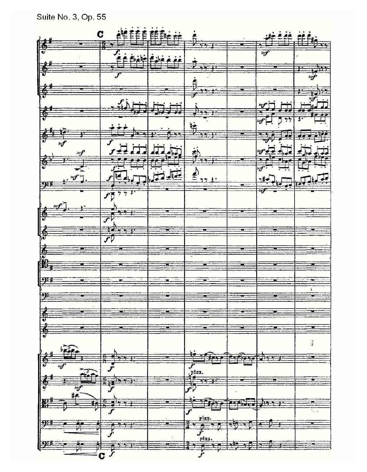 Suite No. 3, Op.55  第三套曲,Op.55第三乐章（一）