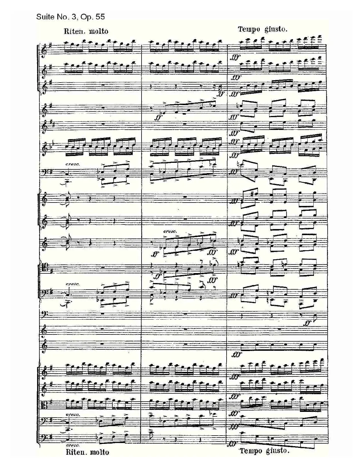 Suite No. 3, Op.55  第三套曲,Op.55第四乐章第二部（一）