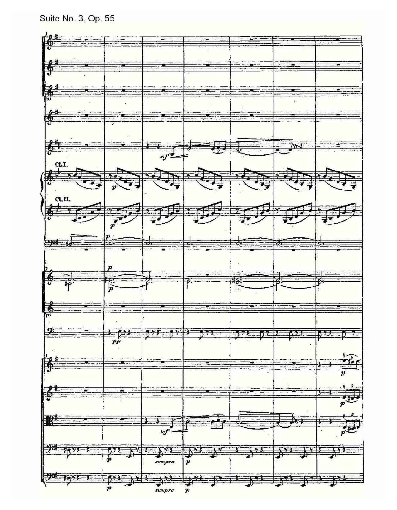 Suite No. 3, Op.55  第三套曲,Op.55第二乐章