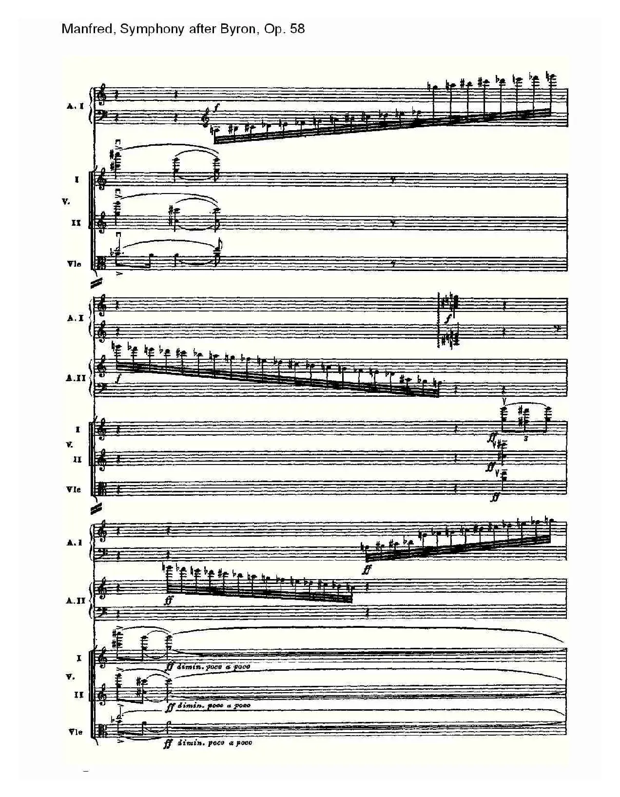 Manfred, Symphony after Byron, Op.58第四乐章第二部（一）