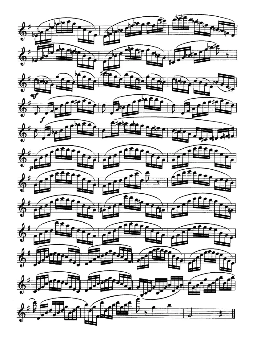 单簧管中级练习曲7首