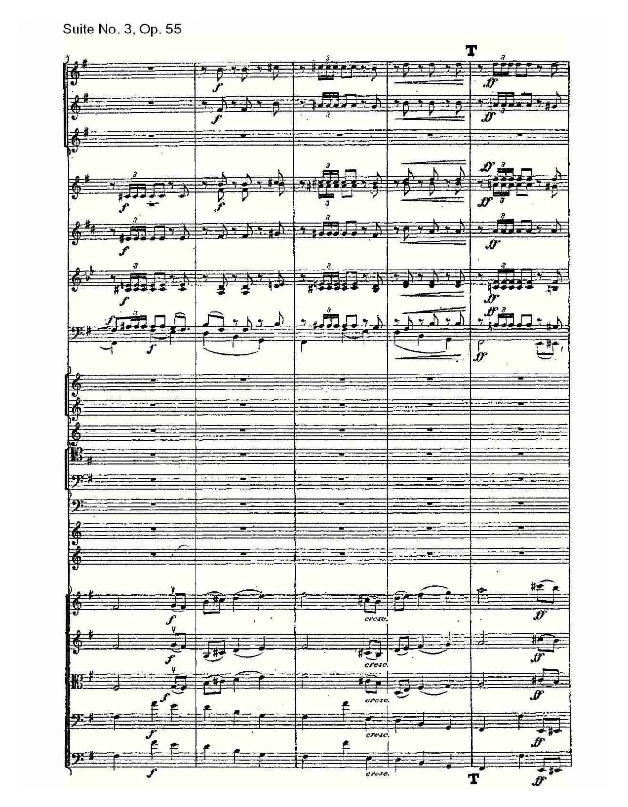 Suite No. 3, Op.55  第三套曲,Op.55第四乐章第二部（一）