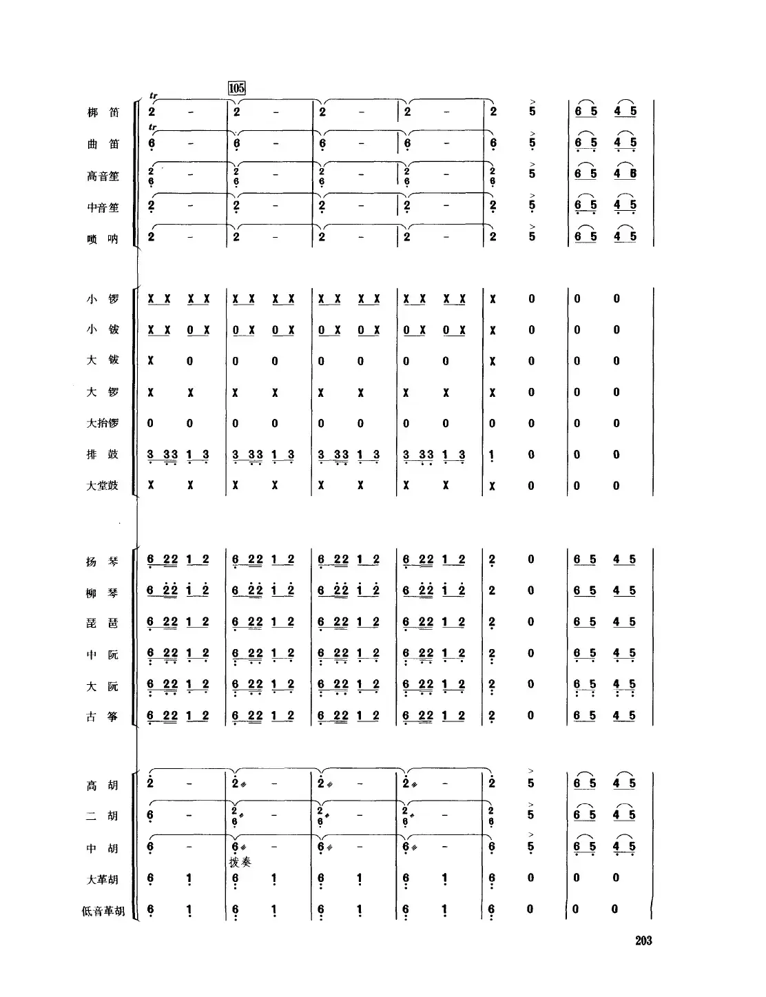 将军令（民乐合奏总谱）