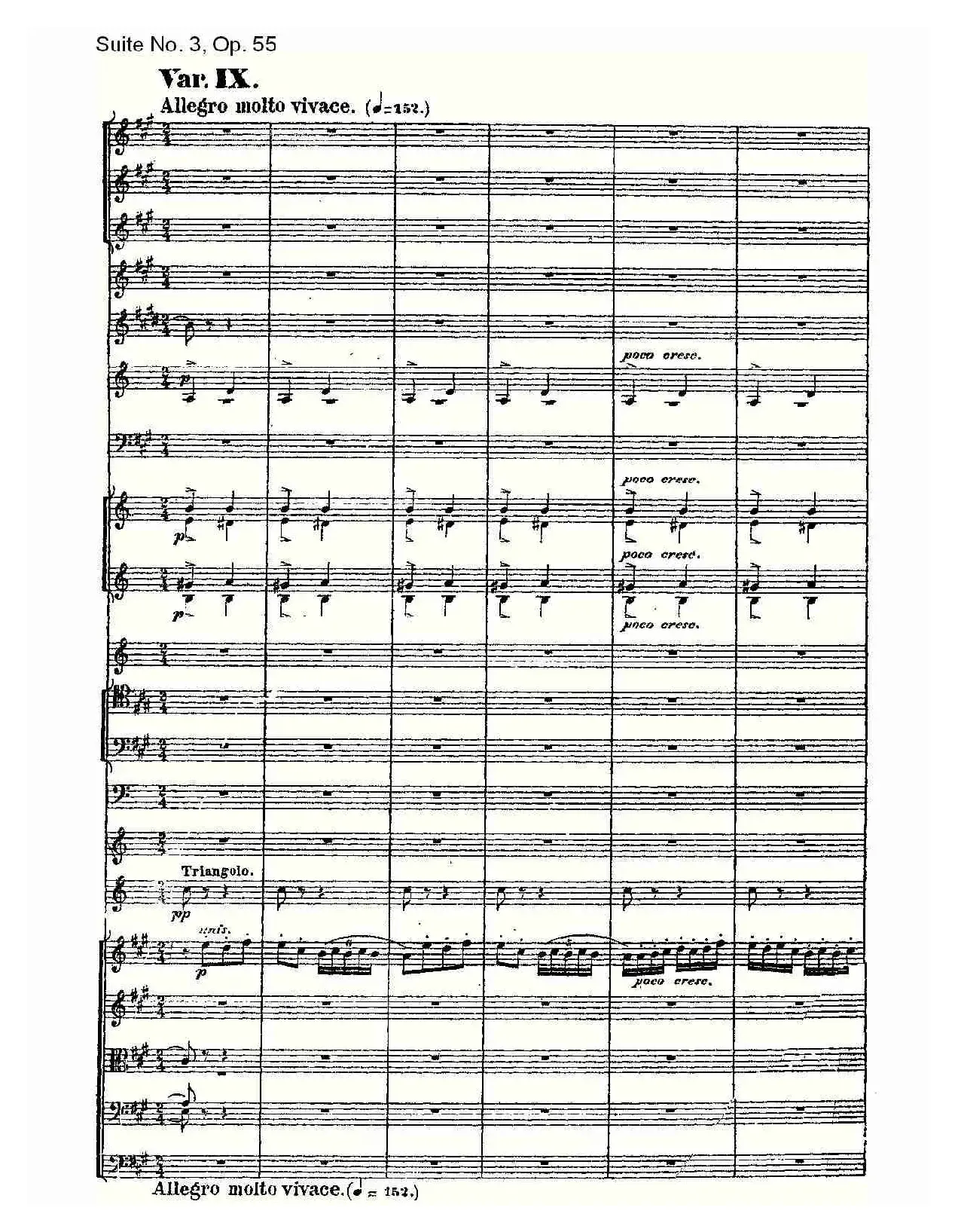 Suite No. 3, Op.55  第三套曲,Op.55第四乐章第一部（二）