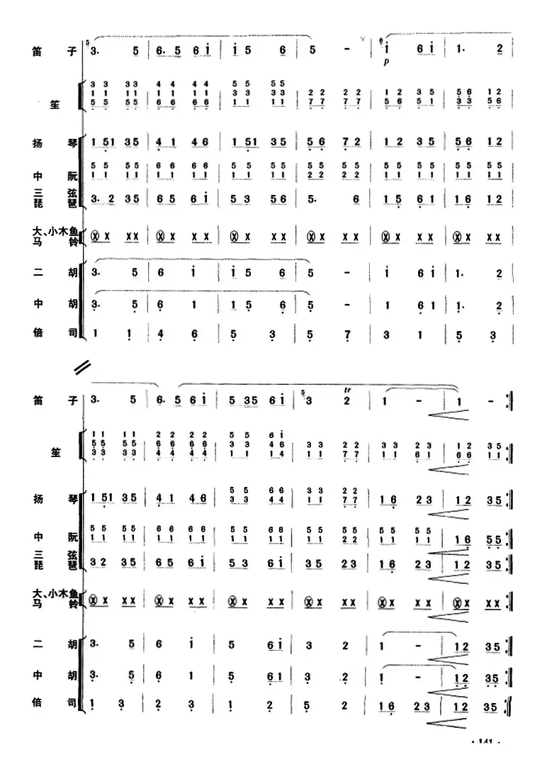 牧民新歌（民乐队总谱）